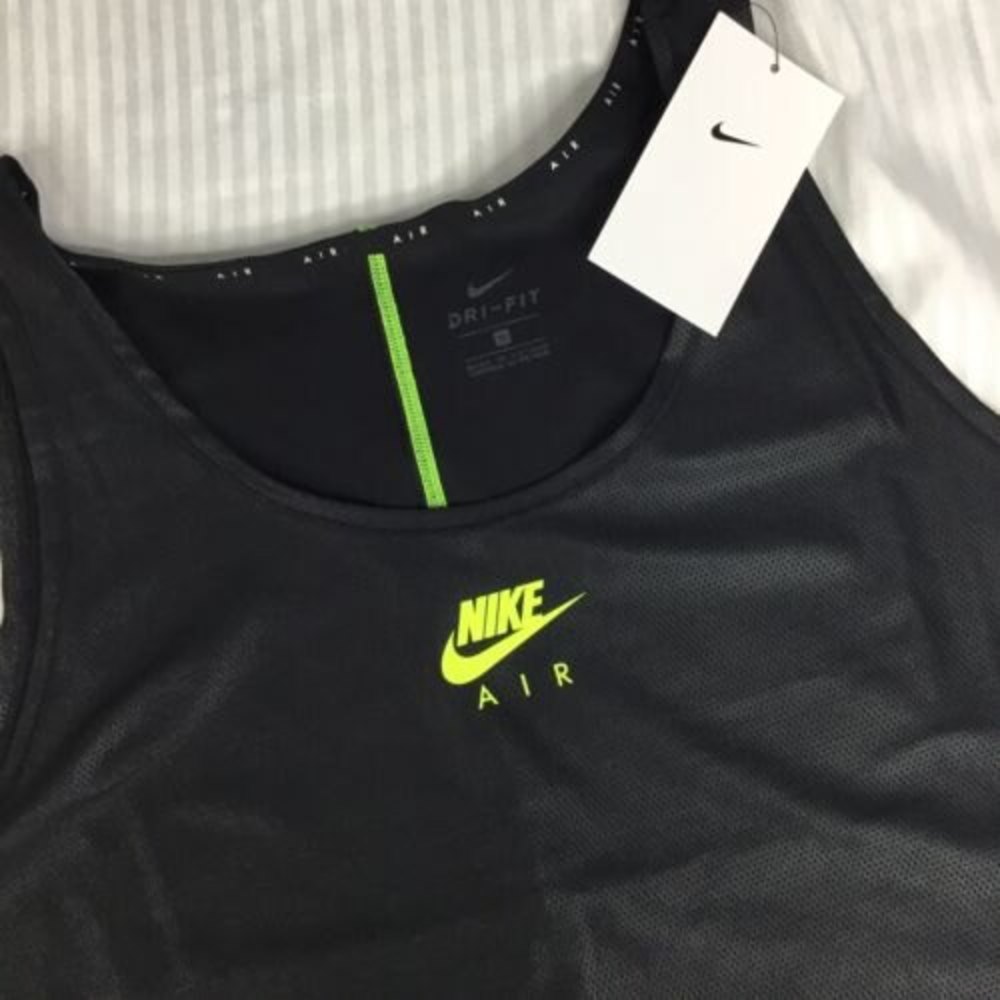 NEW Nike Air Sportswear Women's Tank Top Crop Top Black Dri-Fit Sz 1X
